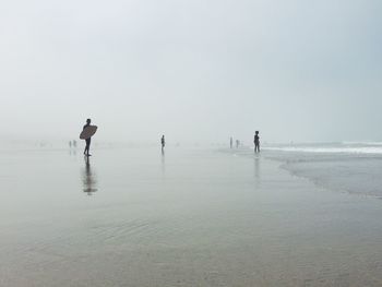 People on beach