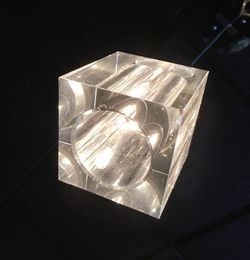 Close-up of illuminated glass