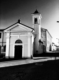 Facade of church