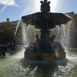 View of fountain