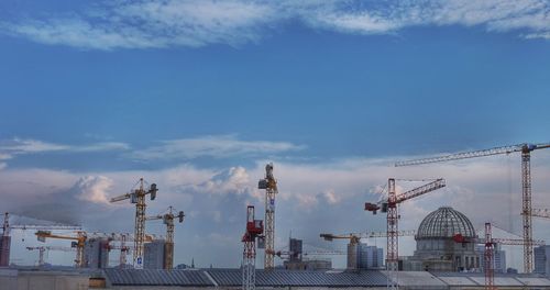 Factory against sky