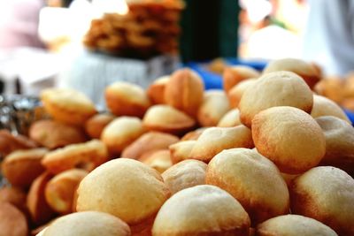 Close-up of food for sale in market