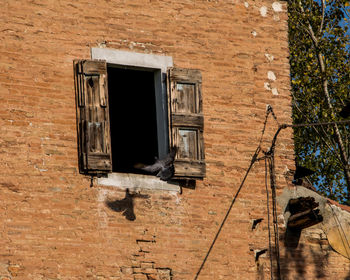 Low angle view of old building