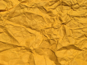 Full frame shot of yellow paper