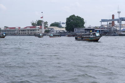 Buildings at waterfront