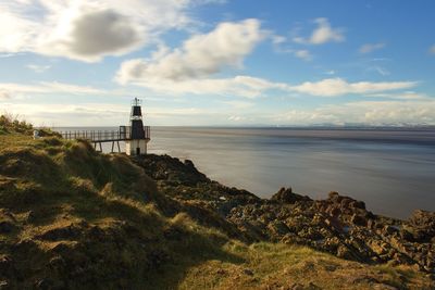 Lighthouse on beach