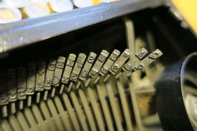 Close-up of computer keyboard