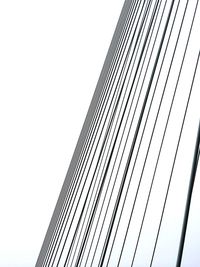 Low angle view of skyscraper against clear sky