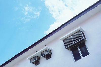 Low angle view of building against sky