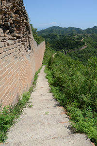 Scenic view of mountain against sky