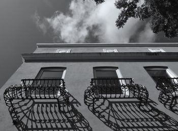 Low angle view of building against sky