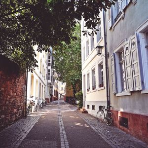 Street amidst buildings in city