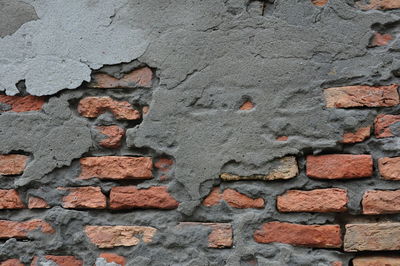 Full frame of bricks wall