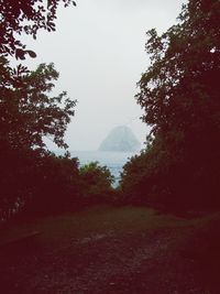 Scenic view of mountains