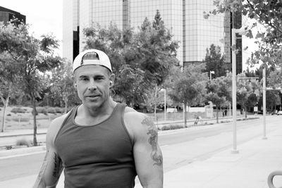 Portrait of young woman