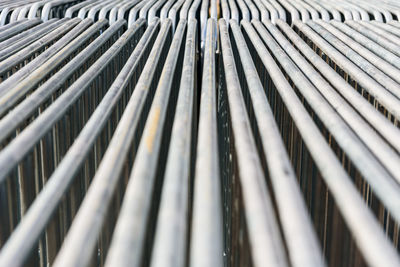 Full frame shot of metallic structure