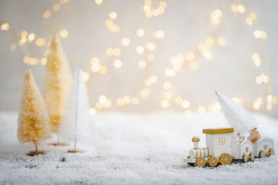 Close-up of christmas decorations