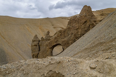 View of rock formations
