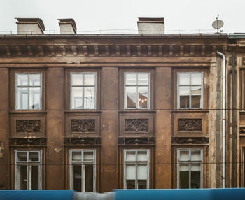 Low angle view of building against sky