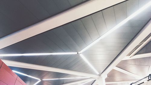 Low angle view of ceiling