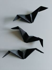 Close-up of paper over white background