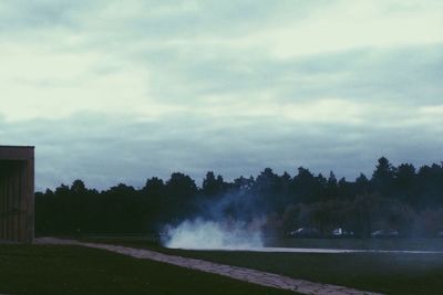 Scenic view of cloudy sky