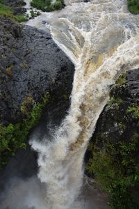 Stream flowing through rocks