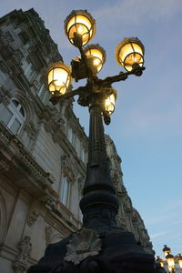 Low angle view of statue