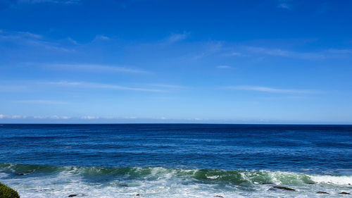 Dark blue sea indian ocean of cape town south africa vacation and retirement destination