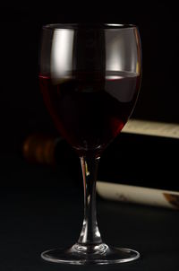 Close-up of wine glass