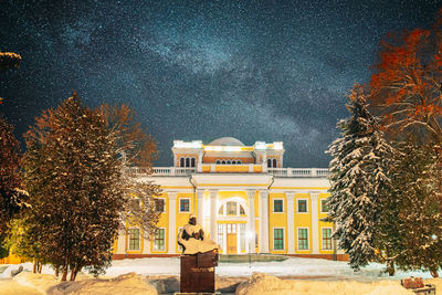 Low angle view of historical building