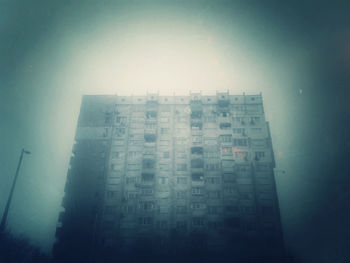 Low angle view of buildings against sky