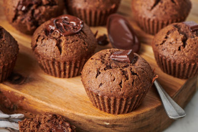 Close-up of chocolate cake