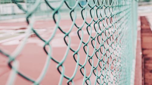 Close-up of chainlink fence