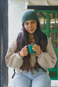 Young woman using mobile phone