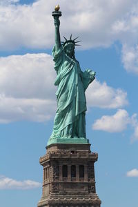 Low angle view of statue