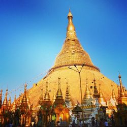 Low angle view of temple