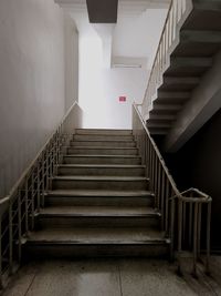 Stairs in the building.