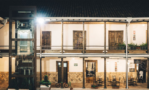 View of building at night