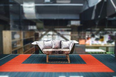 Sofa in furniture store