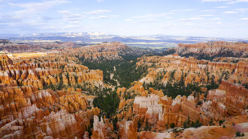 Aerial view of landscape