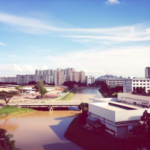 River with buildings in background