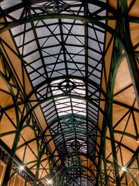 Low angle view of ceiling