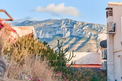 Panoramic shot of buildings against sky