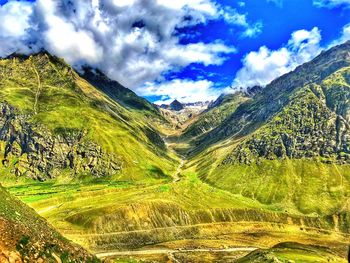 Scenic view of landscape against sky