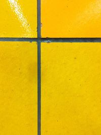 Full frame shot of yellow wall