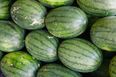 Full frame shot of watermelons market