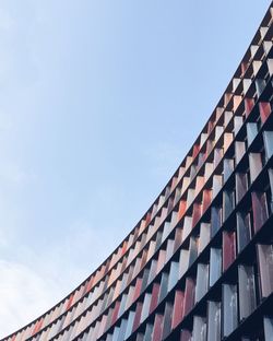 Low angle view of building against sky