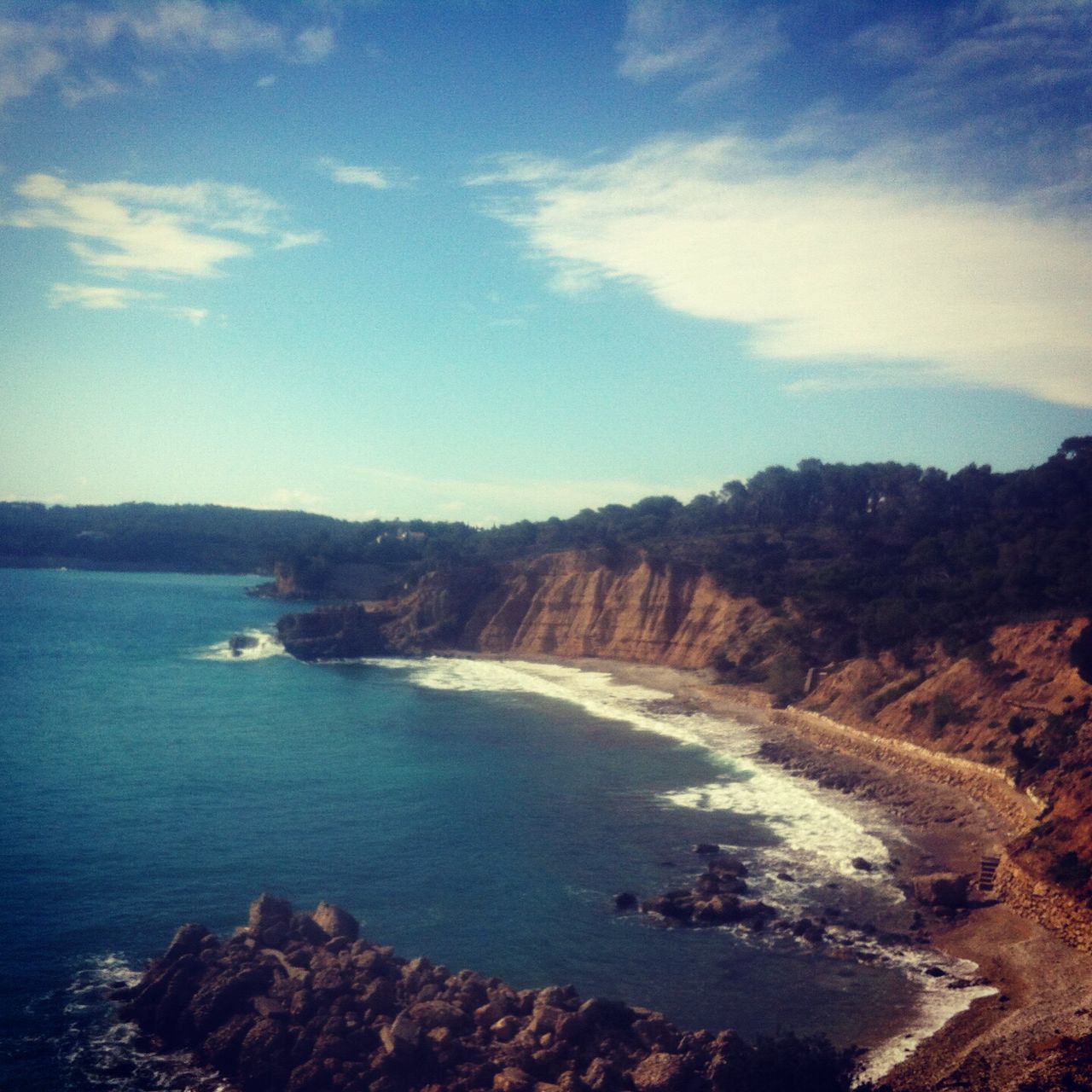 sea, sky, water, beauty in nature, nature, scenics, beach, travel destinations, landscape, coastline, no people, outdoors, cloud - sky, day, horizon over water, mountain