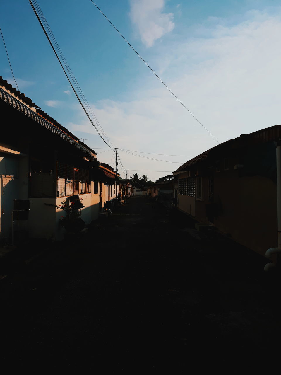 BUILDINGS AGAINST SKY DURING SUNSET